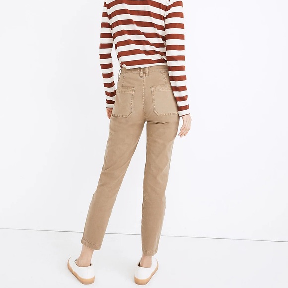 NWOT Madewell Stovepipe Fatigue Pants: TENCEL™ Lyocell Edition - Picture 1 of 8
